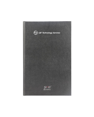 Ebony Notebook- Black- A5- 96 Sheets